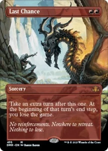 Last Chance x1 1x LÁMINA sin bordes Dominaria remasterizada casi nuevo Magic The Gathering - Imagen 1 de 1