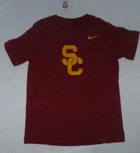 T-shirt NUOVA NIKE NCAA USC Southern Cal Trojans ragazzi S piccola 8 nuova con etichette - Foto 1 di 1