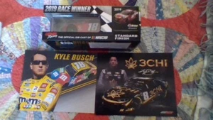 kyle busch 1/24 2019 #18 SKITTLES Bristol Race Win 4/7/19 w/2-Hero Cards - Picture 1 of 18