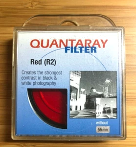 NOS QUANTARAY 52MM FILTRO ROJO R2 con Case Ray Enterprises Hecho en Japón - Imagen 1 de 2