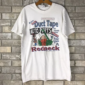 Camión de colección años 90 Jeff Foxworthy's cuello rojo para hombre grande hecho en EE. UU. algodón angustia rara - Imagen 1 de 11