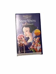 VHS Disney Snow White and the Seven Dwarfs Special Edition Masterpiece Video - Picture 1 of 4