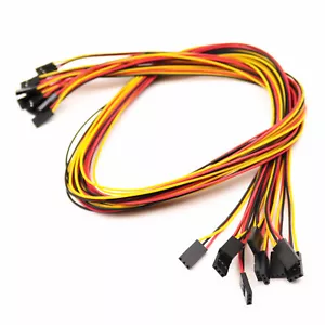 10 piezas 3 pines 26AWG hembra a hembra 70 cm 2,54 mm conector de cable Dupont - Imagen 1 de 3
