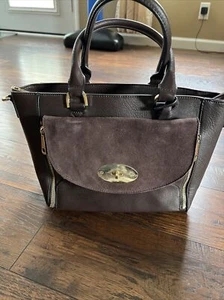 Simply Noelle Brown Two In One Handbag/Removable Crossbody~New - Picture 1 of 5