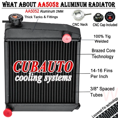 Radiador de alumínio para Austin Rover Mini Cooper S 850 1000 1100 1275 MT 1959-97. - Imagem 1 de 4