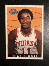 1993 Kellogg's Raisin Bran Presents Isiah Thomas HOF Indiana Hoosiers Card