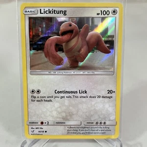 Pokemon Lickitung 16/18 Holo Detective Pikachu Card Live Action Movie Set LP - Picture 1 of 2