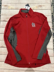 Cutter And Buck Mens Large Zip Up Red Jacket Baseball Jacket- New With Tags! - Picture 1 of 3