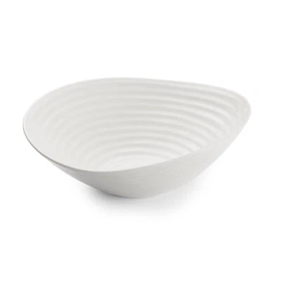 Portmeirion Sophie Conran-White Large Salad Bowl, 13 Inch -Porcelain - Image 1 of 4