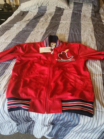 st louis cardinals mitchell and ness jacket Cover
