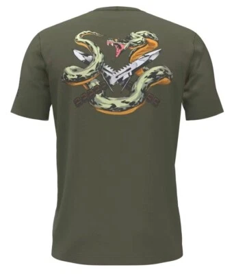 Under Armour 1389920 UA Men's Freedom Snake Knife Cotton OD Green T-Shirt - Image 1 of 3