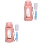 2 Sets Portable Outdoor Water Bottle Pregnant Woman Travel Cup