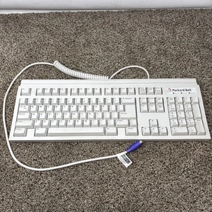 Packard Bell Wired Keyboard- Model 5130 Tested Retro - Picture 1 of 6