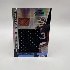 2007 Absolute Premier Materials Marshawn Lynch #259 Rookie Dual Patch 02/50 - Picture 1 of 10