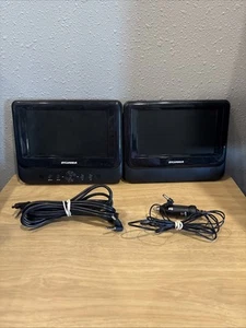 SYLVANIA 7" Dual Screen DVD Player For PARTS & REPAIR - Imagen 1 de 7