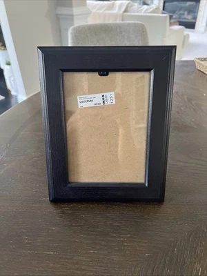 NEW IKEA Virserum Black Picture Frame 5x7 inches Excellent Condition - Image 1 of 4