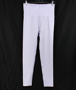 Pantalones deportivos Jogger para mujer L grandes lavanda púrpura tejido gofre cintura ancha - Imagen 1 de 5