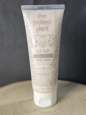 The Potted Plant Hemp Herbal Blossom Body Lotion 3.4 oz ~NEW  - Image 1 of 4