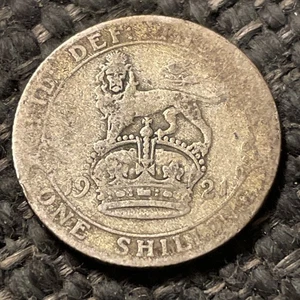 Silber Schilling Münze Großbritannien 1921. - Bild 1 von 2