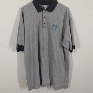 Polo vintage Florida Gators UF adulto uomo XL grigia manica corta NCAA - Foto 1 di 7