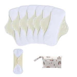 Washable Sanitary Napkins,Reusable Sanitary Pads,Heavy Incontinence Pads,Sani... - Picture 1 of 7