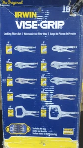 Irwin Plier Locking Original 10 piece Kit Bag - Picture 1 of 4