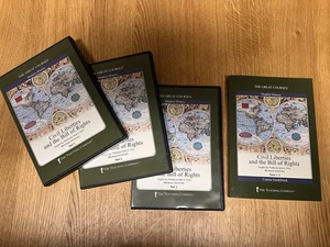 GREAT COURSES: CIVIL LIBERTIES & THE BILL OF RIGHTS Guidebook DVD Parts 1-3 NEW - Picture 1 of 7