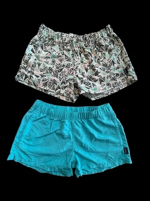 (2) Pantalones Cortos PATAGONIA Vintage Baggies Senderismo Senderismo Aire Libre Para Mujer Talla Pequeña Foto 1 de 4