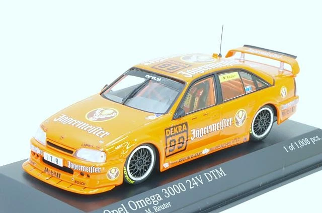 Minichamps 1/43 Opel Omega 3000 24V Jaegermeister 1991 DTM #99 400914499 - Immagine 1 di 1