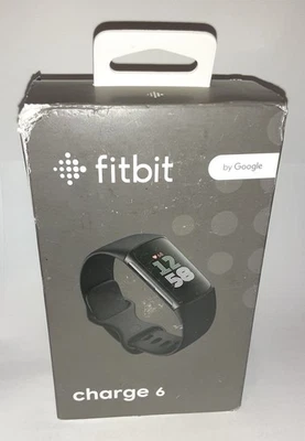 Reloj inteligente Fitbit Charge 6 Fitness Tracker negro Fit Bit sellado GAO5183NA nuevo Foto 1 de 4