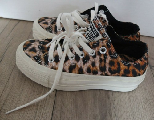 * Sneaker Converse All Star in pelle numero 35 nuove Chucks