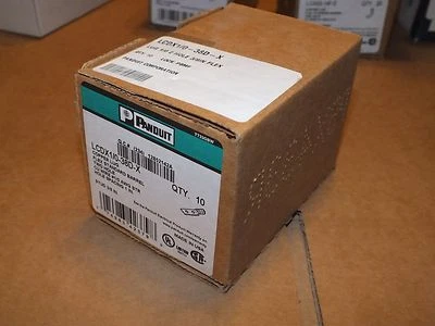 PANDUIT LCDX1/0-38D-X #1 / 0 AWG FLEX Barrel Copper STUD LUG - NEW - Box of 10 - Image 1 of 2