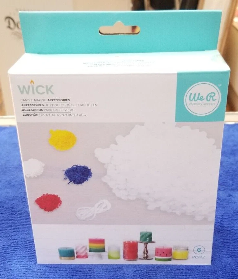 We R Memory Keepers Mecha Vela Cera y Mecha Paquete ¡Nuevo! Foto 1 de 1