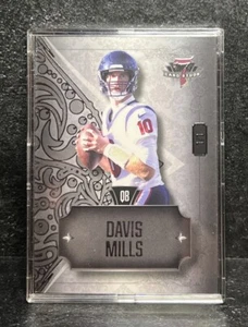 2023 Wild Card 7 Card Stud Davis Mills Houston Texans 1/1 Diamond Gold - Bild 1 von 2