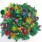 LEGO 100 Pieces Of Assorted Foliage Plants Leaves Boulder Rock Flowers Bulk Lot