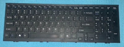 Genuine Sony Vaio VPC-EH VPCEH Laptop Keyboard 148970811 9Z.N5CSQ.201 - Image 1 of 2