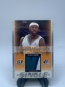 2003 Upper Deck Baron Davis Authentic Patches 057/100 Game Worn