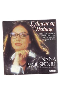 disque 45 tours - bon etat - nana mouskouri - l'amour en heritage - - Picture 1 of 1