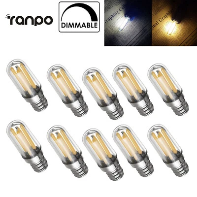 Dimmable Led Fridge Light Bulbs 2W 4W 220V E14 Bulb E12 Cold Warm Filament Corn - Image 1 of 4