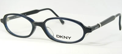 Vintage DONNA KARAN NEW YORK DKNY 6801A 424 BLUE /BLACK EYEGLASSES 46-15-135mm - Image 1 of 4