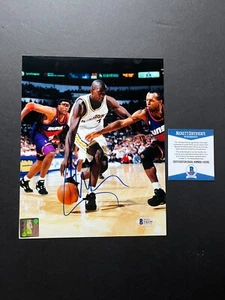 Chris Webber signed autographed Warriors Michigan 8x10 photo Beckett BAS coa - Picture 1 of 1