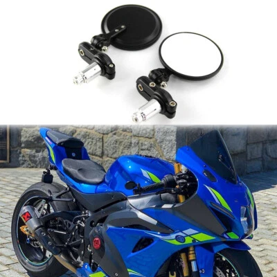 ESPEJOS RETROVISORES EXTREMO MANILLAR MOTO 7/8" PARA SUZUKI GSXR600 GSXR750 GSXR1000 Foto 1 de 4