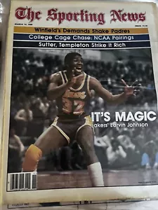 The Sporting News Magic Johnson Los Angeles Lakers March 15 1980 - Picture 1 of 1