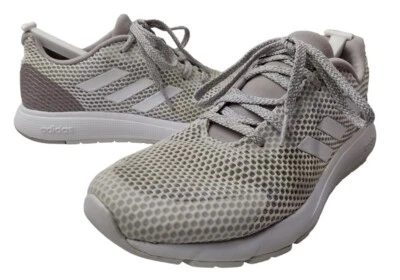 Zapatos deportivos para correr Adidas Neo Sooraj para mujer talla 7,5 blanco roto/púrpura  Foto 1 de 4