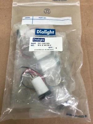 New bag of 5 DIALIGHT 557-1505-203 LED Red Panel Mount Indicater 24V - Image 1 of 2