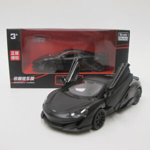 1:36 BLACK McLaren 600LT Sports Collectible Car Vehicle Pull Back Diecast Toy