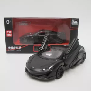 1:36 BLACK McLaren 600LT Sports Collectible Car Vehicle Pull Back Diecast Toy - Picture 1 of 11