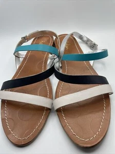 Boden Women's Strappy Flat Sandals Shoes Size EU 41 US 10 M - Picture 1 of 7