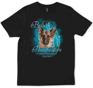 Lustiges T-Shirt Deutscher Schäferhund Spaniel Besitzerin Mama Papa Geschenk Fell - Bild 1 von 6