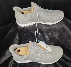 S SPORT BY SKECHERS HANDS FREE STEP-INS WOMENS GRAY SIZE 12 New In Box - Picture 1 of 10